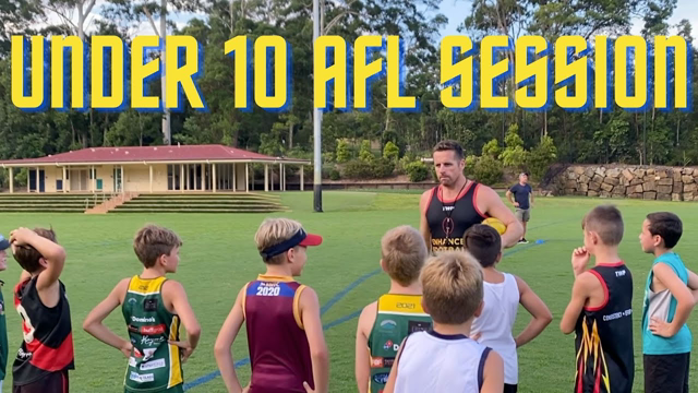AFL junior training session