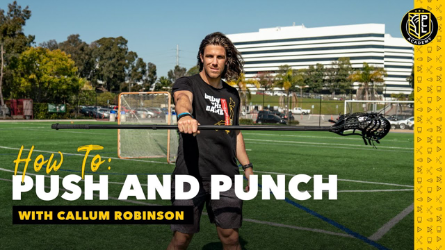 How to PUNCH AND PUSH for Lacrosse Defenders!