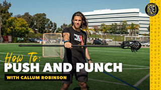 How to PUNCH AND PUSH for Lacrosse Defenders!