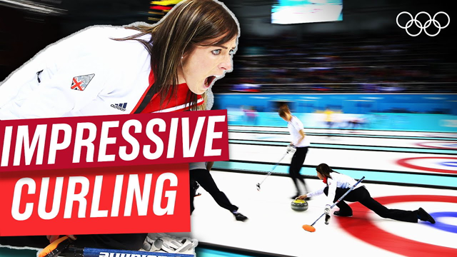 The most impressive curling shots in Olympic history! ?