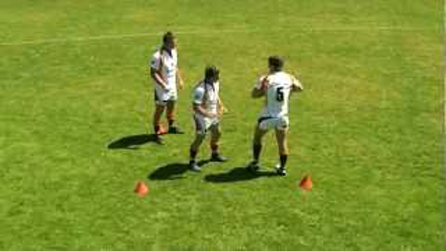 2 v 1 Offload Drill