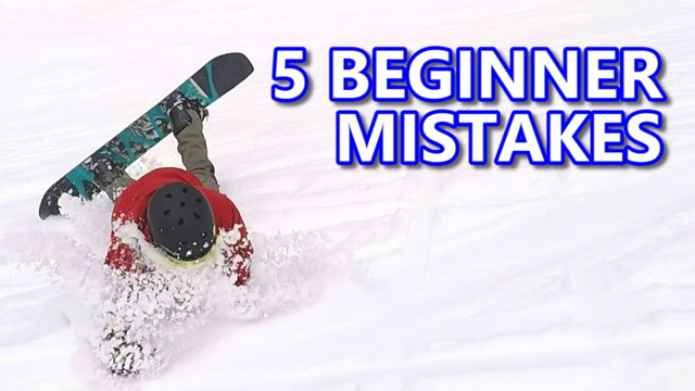 5 Common Beginner Snowboard Mistakes & Fixes