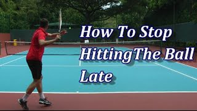 How To Stop Hitting The Ball Late