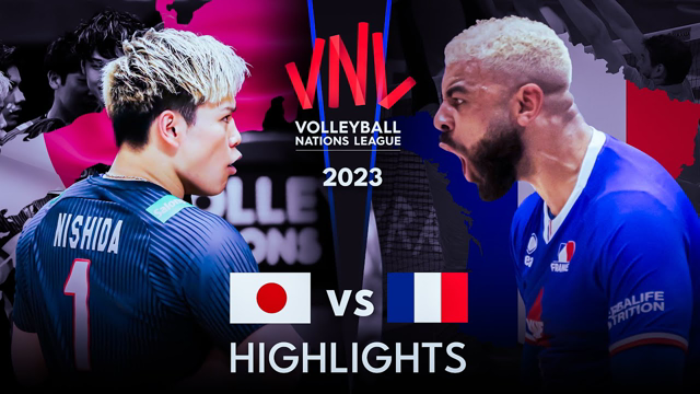 LEGENDARY MATCH | JAPAN vs FRANCE | Men's VNL 2023