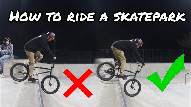 HOW TO RIDE A SKATEPARK FOR BEGINNERS!
