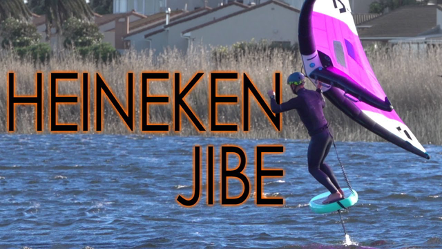 Wing Foil: Heineken Jibe (detailed tutorial)