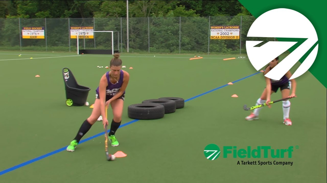 The Tire Drill │ Field Hockey Training with Amy Cohen