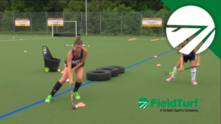 The Tire Drill │ Field Hockey Training with Amy Cohen