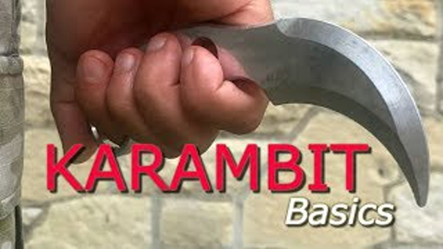 How to Use the KARAMBIT Knife! Karambit Basics