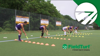 Touches & Checks │ Cone Drill │ Field Hockey Training with Amy Cohen