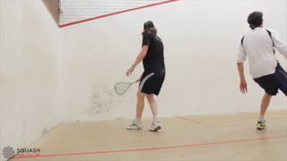 Squash tips: How to get the ball out of the deep backhand back corner